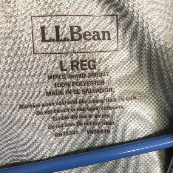 Men’s LLBean quarter zip up pull over large - Picture 3 of 5